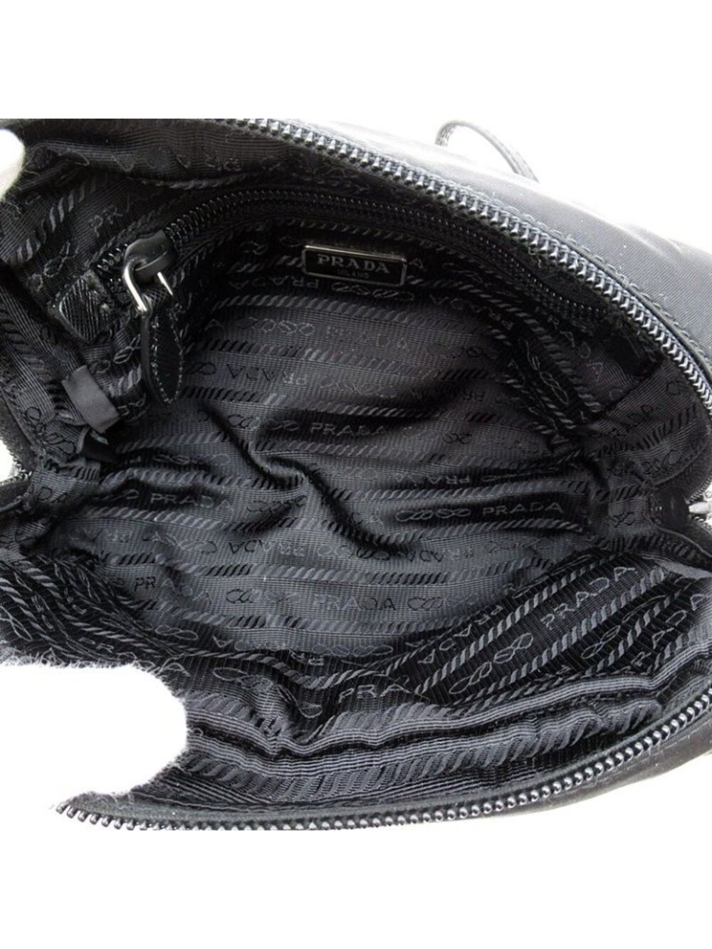 ★SOLD★ Prada Cosmetics Pouch Nylon Black - Picture 7 of 7